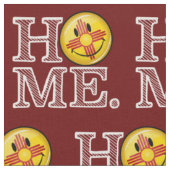 Het glimlachen van New Mexico Flag house Warmer Stof (Close Up)