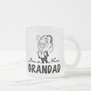 Het glimlachen van nieuwe Grandad T-shirts en cade Matglas Koffiemok