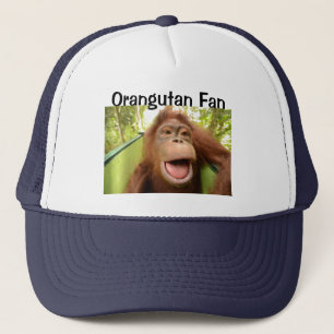 Het glimlachen van Orangutan Trucker Hat Pet