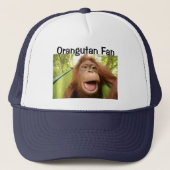 Het glimlachen van Orangutan Trucker Hat Trucker Pet (Voorkant)