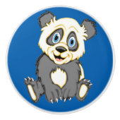 Het glimlachen van Panda Ceramic Knob Keramische Knop (Voorkant)