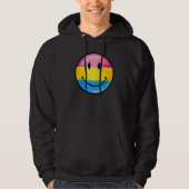 Het glimlachen van Pansexual Pride Flag Hoodie (Voorkant)