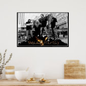 Het glimlachen van Poster (Keuken)