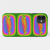 het glimlachen van psychedelische walvissen telefo Case-Mate iPhone case (Achterkant (horizontaal))