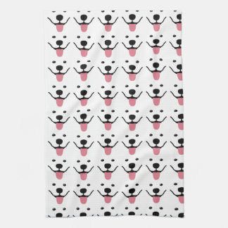 Het glimlachen van Samoyed Kitchen Dish Towel Theedoek