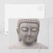 Het glimlachen van Serene Buddha Inspirerend Love  Briefkaart (Voorkant / Achterkant)