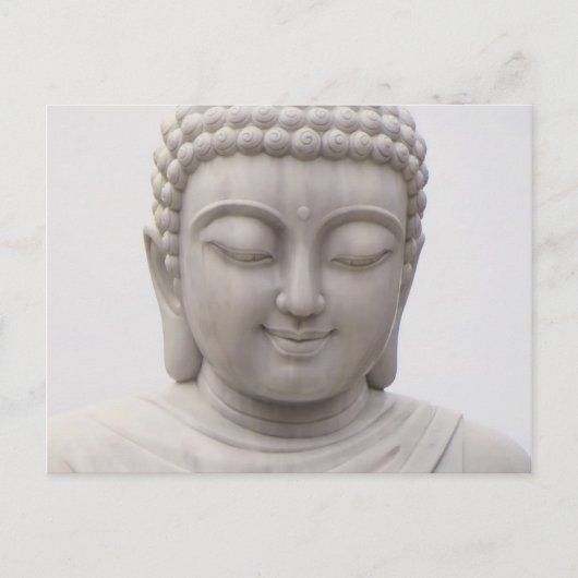 Het glimlachen van Serene Buddha Inspirerend Love  Briefkaart (Voorkant)