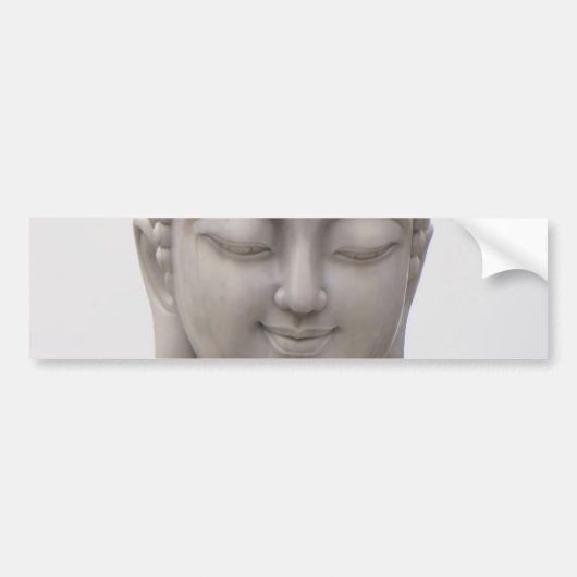 Het glimlachen van Serene Buddha Inspirerend Love  Bumpersticker (Voorkant)