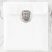 Het glimlachen van Serene Buddha Inspirerend Love Ronde Sticker (Tas)