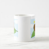 Het glimlachen van Super Slak op zijn lef Koffiemok (Center)