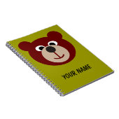 Het glimlachen van Teddy Bear Notitieboek (Rechterzijde)
