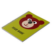 Het glimlachen van Teddy Bear Notitieboek (Linkerzijde)