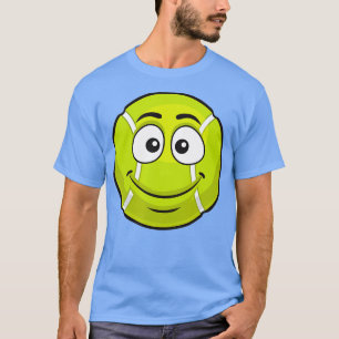 Het glimlachen van Tennis Ball Funny Novelty Gift  T-shirt