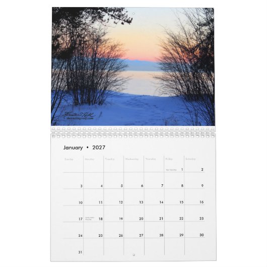 Het glimlachen van Wolf Fotografie Agenda Kalender (Jan 2027)