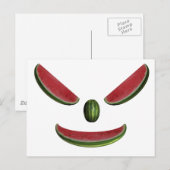 Het glimlachen Watermeloenen Briefkaart (Voorkant / Achterkant)