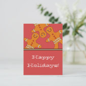 Het glimlachende Briefkaart van Kerstmis van het (Staand voorkant)