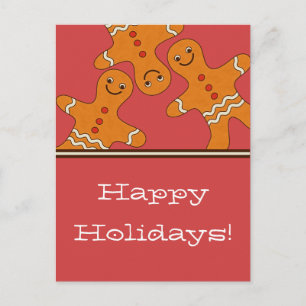 Het glimlachende Briefkaart van Kerstmis van het