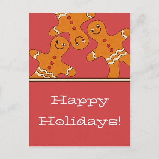 Het glimlachende Briefkaart van Kerstmis van het (Voorkant)
