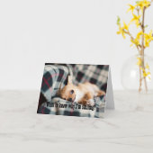 Het glimlachende Jong van de Verjaardag Kaart (Gele Bloem)