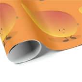 Het glimlachende Karakter van de Mango Cadeaupapier (Rol Hoek)