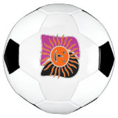 Het glimlachende voetbal van de zon (Gedraaid)