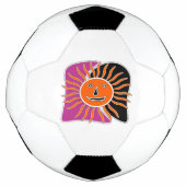 Het glimlachende voetbal van de zon (Voorkant)