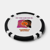 Het glimlachende zongezicht poker chips (Enkel)