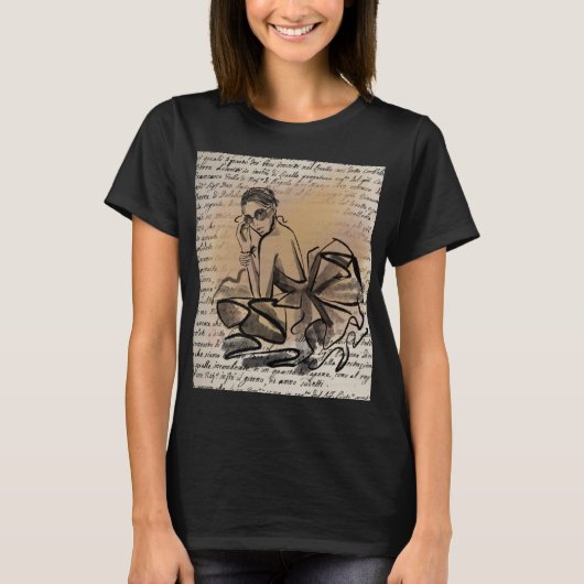 Het Glitterati T-shirt (Voorkant)