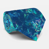 Het GLITZ Glitter Blue stropdas van Fairy-Dust (Opgerold)