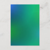 Het gloeien Hebreeuwse Brieven & Nota's Uitnodigin Informatiekaartje (Achterkant)