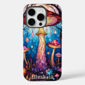 Het gloeiende bos van Amanita Muscaria Case-Mate iPhone Case (Achterkant)