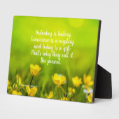 Het gloeiende gebied vandaag is een Inspirerend va Fotoplaat (Zijkant)