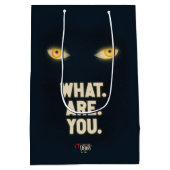 Het gloeiende ogen "What.Are.You." Medium Cadeauzakje (Achterkant)