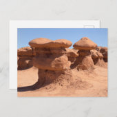 Het Goblin Valley State Park in Utah Briefkaart (Voorkant / Achterkant)