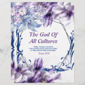 Het God Alle Culturen gedicht Gepersonaliseerd Bri (Voorkant / Achterkant)