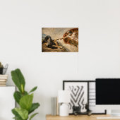 Het goddelijke aanraken poster (Thuiskantoor)