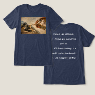 Het goddelijke aanraken Tri-Blend shirt