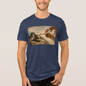 Het goddelijke aanraken Tri-Blend shirt (Voorkant)