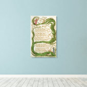 Het goddelijke Afbeelding, van Sangen of Innocence Canvas Afdruk (Insitu (Houten vloer))