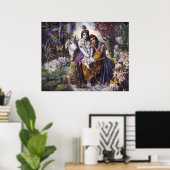 Het goddelijke all-Attractive Couple Poster (Thuiskantoor)