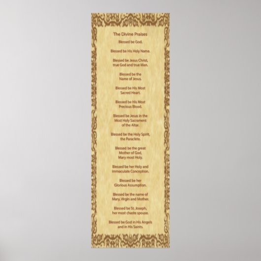 Het goddelijke bidt poster (Voorkant)