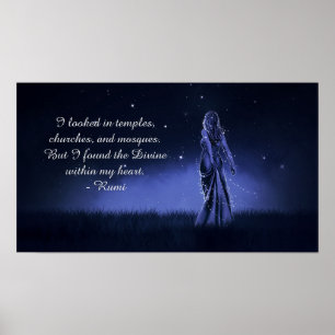 Het goddelijke binnen Mijn Spirituele Citaat van h Poster