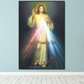 Het Goddelijke Genade Canvas Devotionele Afbeeldin (Insitu (Houten vloer))