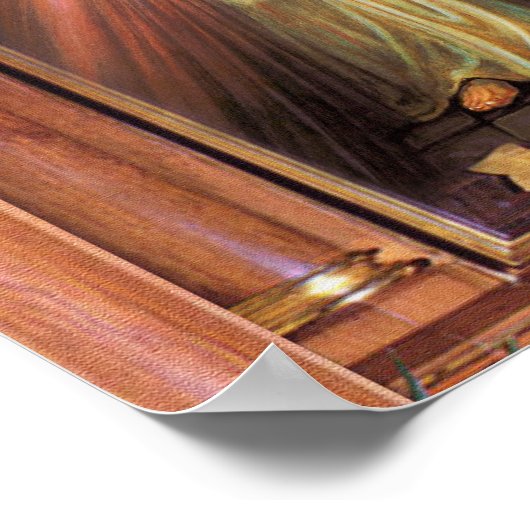 Het goddelijke Mercy Devotional Afbeelding. Poster (Hoek)