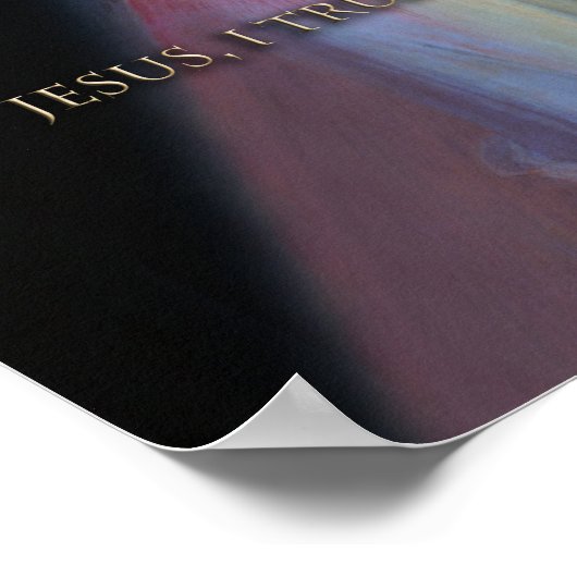 Het goddelijke Mercy Devotional Afbeelding. Poster (Hoek)