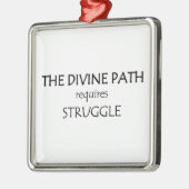 Het goddelijke pad vereist strijd metalen ornament (Links)