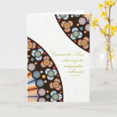 Het godsdienstige Lege Wenskaart van het Heilige Kaart (Gele Bloem)