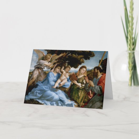 Het godsdienstige wenskaart van de Kunst Kaart (Voorkant)