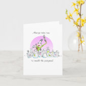 Het Goed van de ijdelheid bemerkt kaart (Gele Bloem)