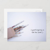 Het goede Begin is van de Helft van de Slag Briefkaart (Voorkant / Achterkant)